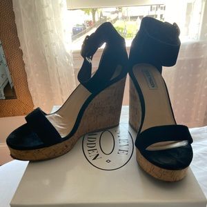 Blake suede and cork Steve Madden wedges